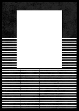 Black and White Abstract Art