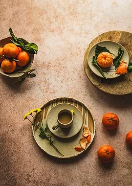 Coffee and Tangerines