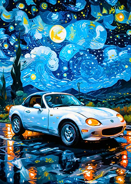 Starry Night Mazda Miata