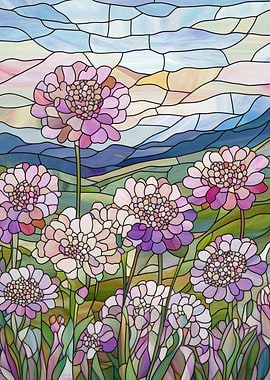 Stained Glass Flowers