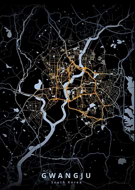Gwangju City Map