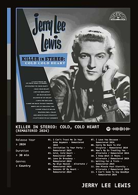Killer In Stereo: Cold, Cold Heart 2024) Album by Jerry Lee Lewis