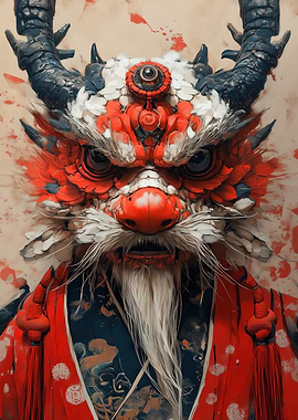 Red Dragon Mask