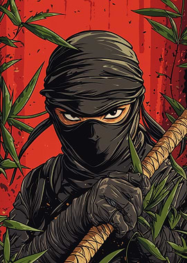 Ninja Warrior Art Print