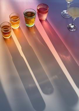 Glassware with Sunlight