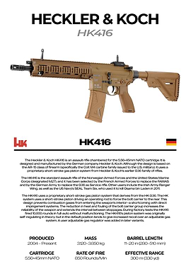 HK416 Assault Rifle