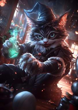 Evil Cat Wizard