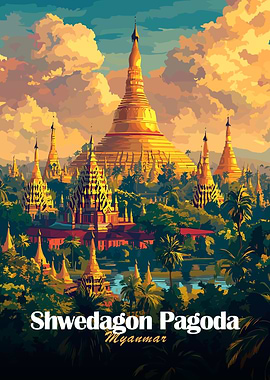 Shwedagon Pagoda Myanmar