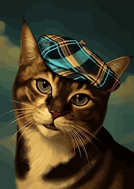 Cat in a Beret