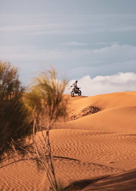 Motocross in the Desert