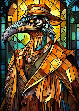 Stained Glass Eagle