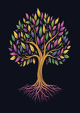 Colorful Tree of Life