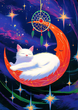 Dreamcatcher Cat