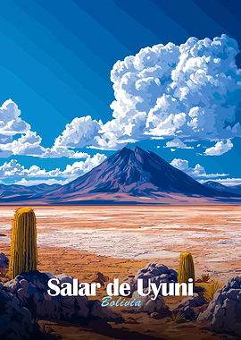 Salar de Uyuni Landscape