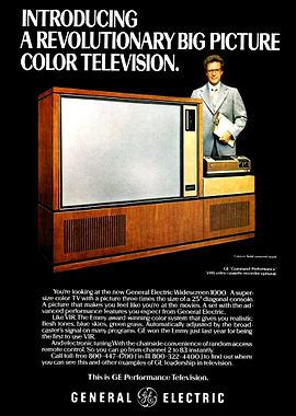 General Electric Widescreen 1000 GE Command Performance VHS Tape RecorderPoster