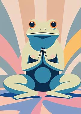 Meditating Frog