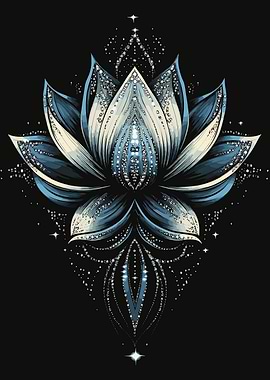 Diamond Lotus Flower