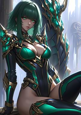 Emerald Armor Warrior