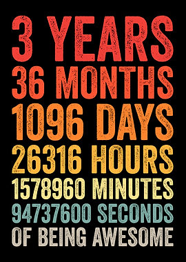 3 Years of Awesomeness