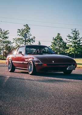 Mazda RX-7 on the Road