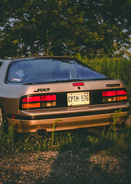 Mazda RX-7 Back View