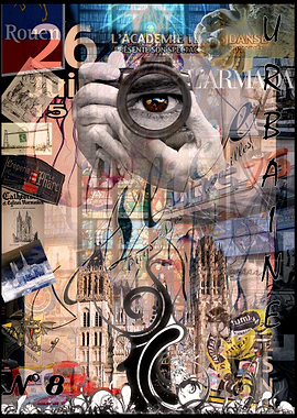 Rouen Collage Art