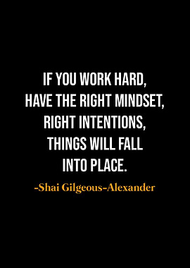Motivational Quote - Shai Gilgeous-Alexander