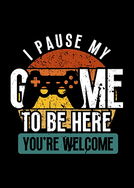 Gamer Quote Retro Design