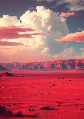 Red Desert Landscape