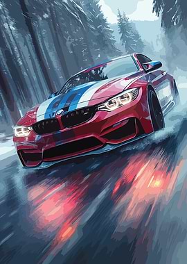 BMW M4 Drifting