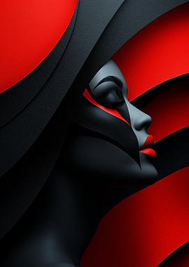 Magic Red Black Beauty