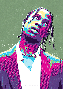 Travis Scott Pop Art