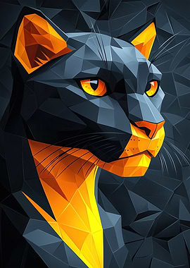 Geometric Black Panther