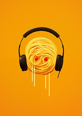 Spaghetti Headphones Music