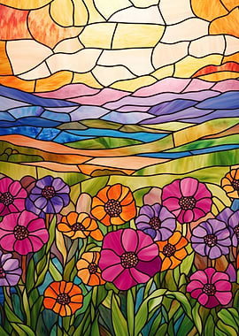 Stained Glass Landscape