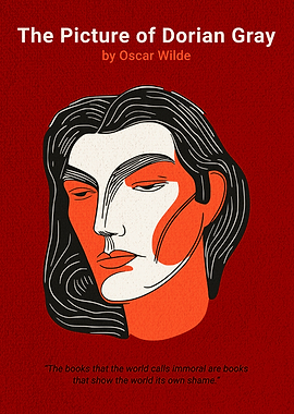 The Picture of Dorian Gray Minimalist Book Cover
