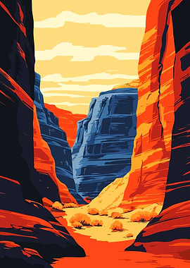 Arizona Canyon Landscape