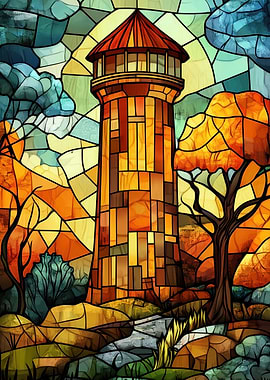 Stained Glass Tower