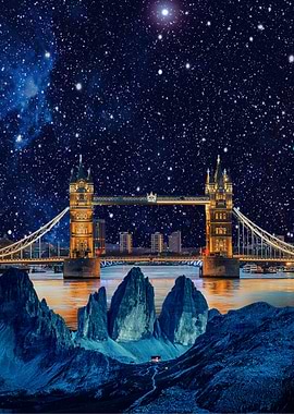 Tower Bridge Night Sky