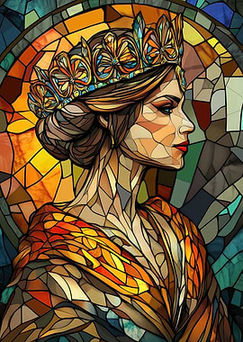 Stained Glass Queen