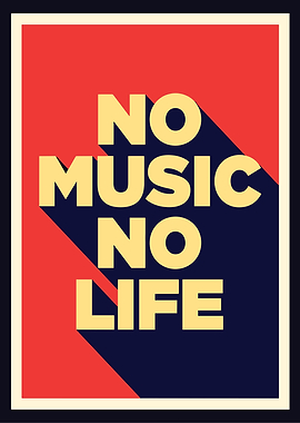 No Music No Life Poster