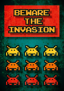 Space Invaders Warning