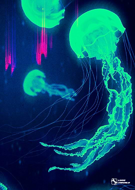 Neon Jellyfish