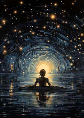 Surrealistic Starry Sky