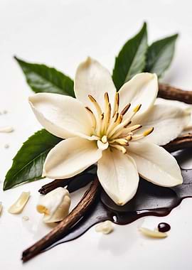 Vanilla Flower and Pods