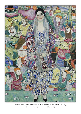Gustav Klimt's Portrait of Friedrike Maria Beer