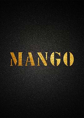 Gold Mango Text
