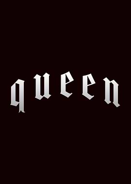 Queen Text Art
