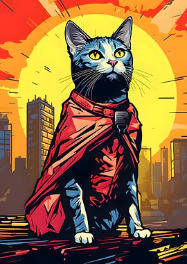 Superhero Cat