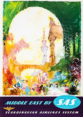 Middle East Travel Poster